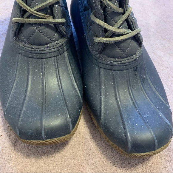 Sperry | Navy Blue Duck Boots Rain 6.5 - Picture 2 of 8